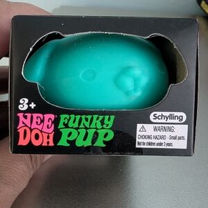 Turquoise NeeDoh Funky Pup Stress Toy